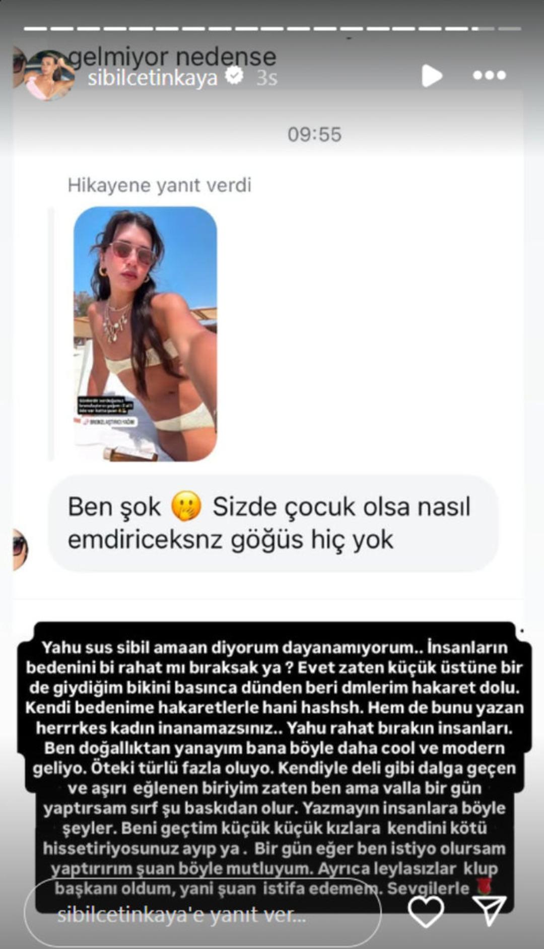 Sibil Çetinkaya ya çirkin yorum: Göğüs yok çocuk olsa nasıl emzireceksiniz? 2