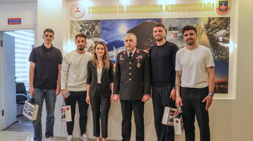 Trabzonspor’dan Jandarma Teşkilatı’na anlamlı ziyaret