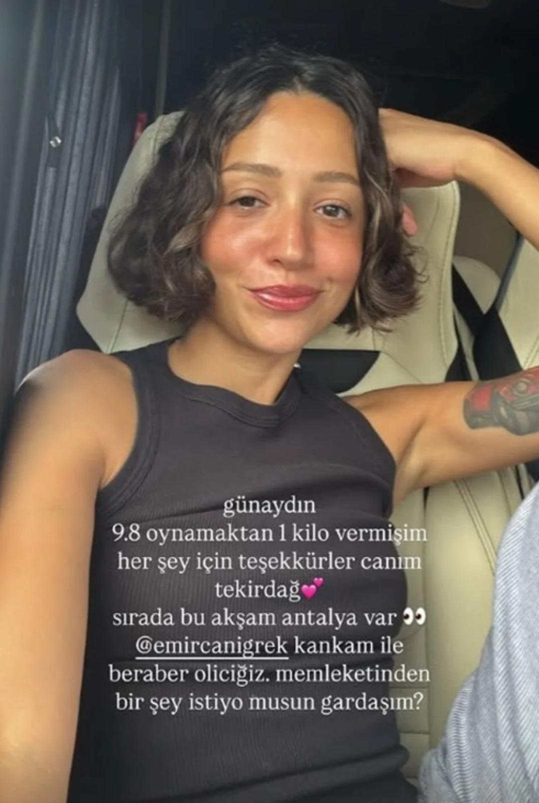 Zeynep Bastık konser sonrası paylaştı: Oynamaktan 1 kilo vermişim 2