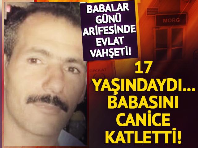 Babalar Günü arifesinde evlat vahşeti
