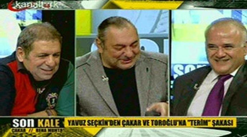 &Ccedil;akar ve Toroğlu'na Terim şakası!