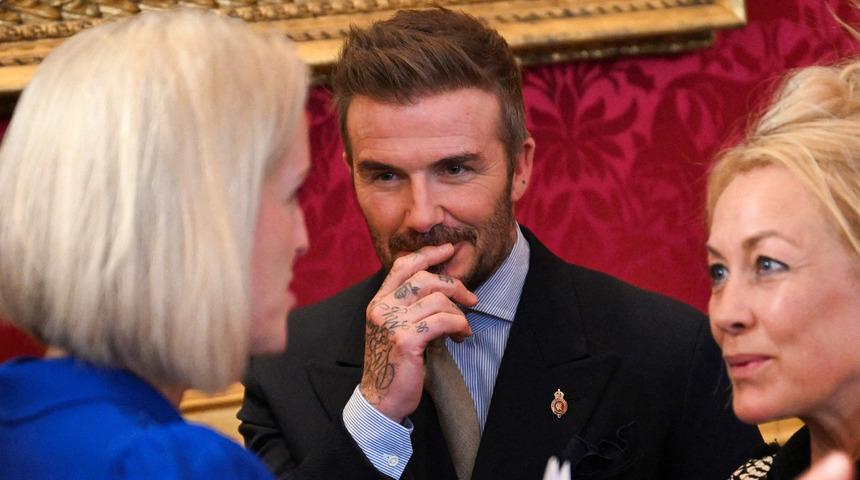 Eski futbolcu David Beckham'a 'şövalyelik' ünvanı verildi