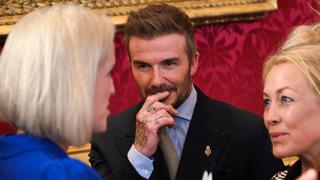 Eski futbolcu David Beckham'a 'şövalyelik' ünvanı verildi