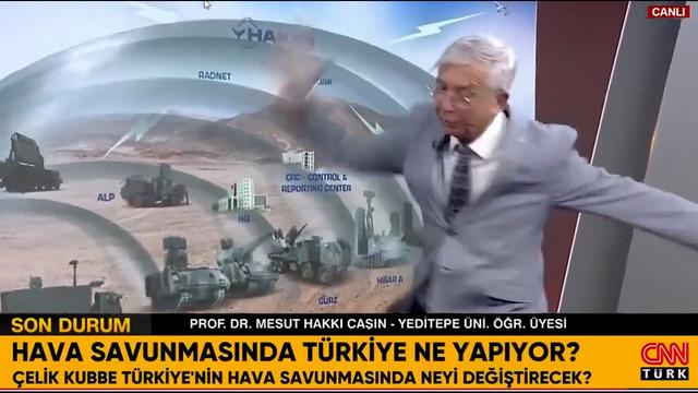 Canlı yayında 'Osmanlı tokadı'! Profesör bir anda elini kaldırıp gösterdi...