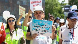 Mühendisler Anıtpark’ta isyan etti: ‘Üreten biz, unutan siz’