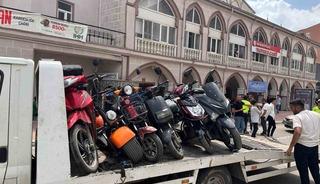 16 motosiklet sürücüsüne 191 bin 42 TL ceza