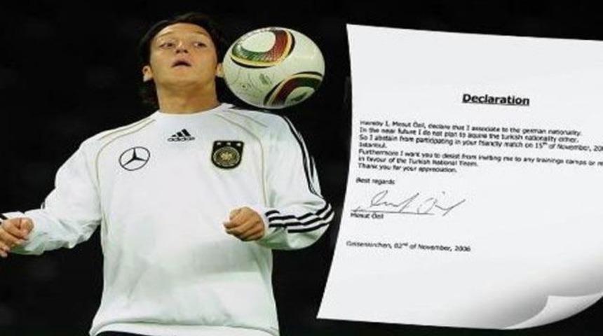 İşte belgesiyle Mesut ger&ccedil;eği!