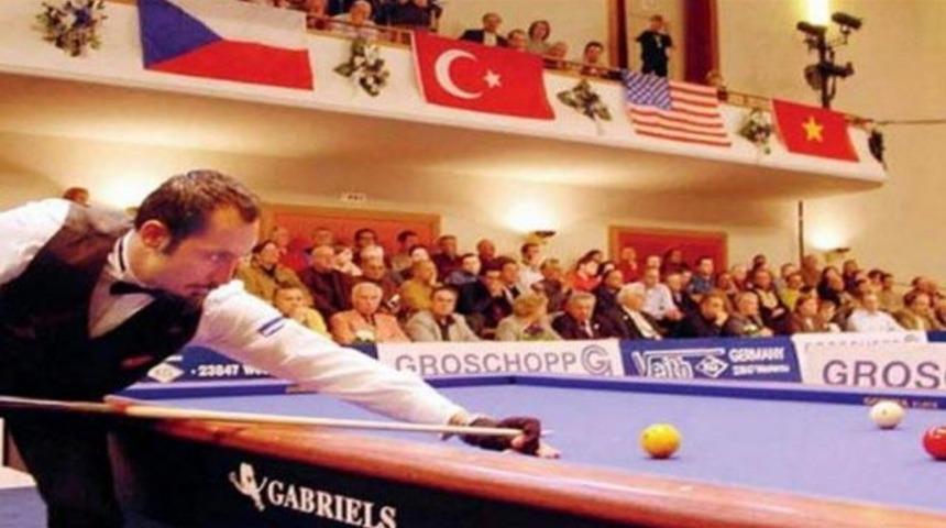 Antakya'da artistik bilardo!