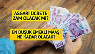 Asgari ücretli ve emekli nefesini tuttu! Ara zam ve en düşük maaş...