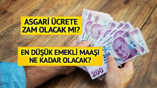 Asgari ücretli ve emekli nefesini tuttu! Ara zam ve en düşük maaş...