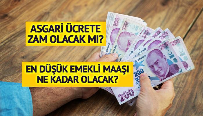 Asgari ücretli ve emekli nefesini tuttu! Ara zam ve en düşük maaş...