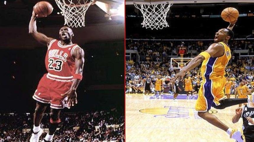 Kobe-Jordan &ccedil;ekişmesi başladı!