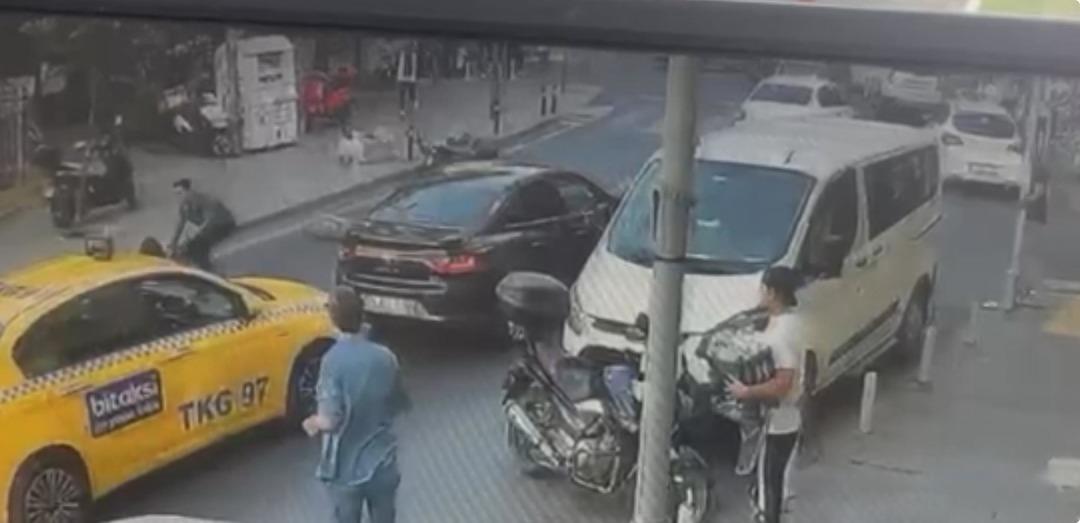 Fren yerine gaza bastı! Kağıthane deki sürücü dehşet saçtı 2