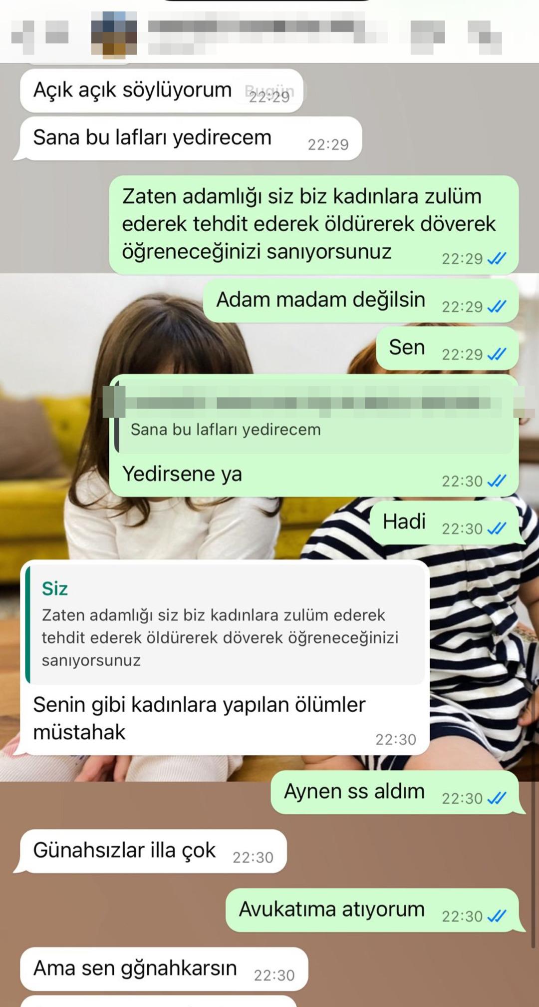 1200xauto 2 çocuk annesi Meryem 8 yıllık eşinden tehdit mesajları alıyor! 'Geldiğimde seni öldüreceğim'