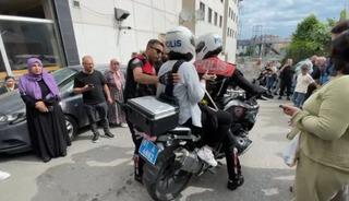 Trabzon'da LGS'ye geç kalan öğrencileri polisler yetiştirdi