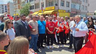 Avrupa şampiyonu Eylem Engin, Edirne'de coşkuyla karşılandı