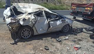 Mardin'de otomobil devrildi! 1 kişi hayatını kaybetti, 1 kişi yaralandı