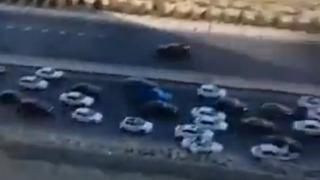 İran-İsrail savaşında 3.gün!  Başkentte göç başladı: Kilometrelerce uzunlukta araç kuyruğu