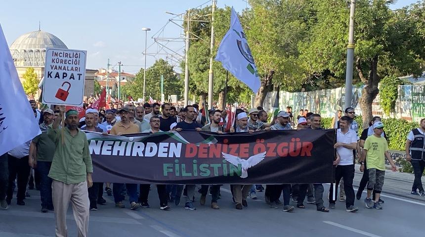Konya'da "Gazze İçin Küresel Vicdan Yürüyüşü"
