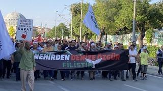 Konya'da Gazze İçin Küresel Vicdan Yürüyüşü
