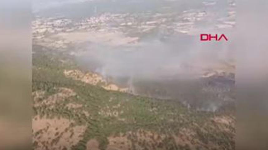 Balıkesir'de örtü yangını! Müdahale sürüyor