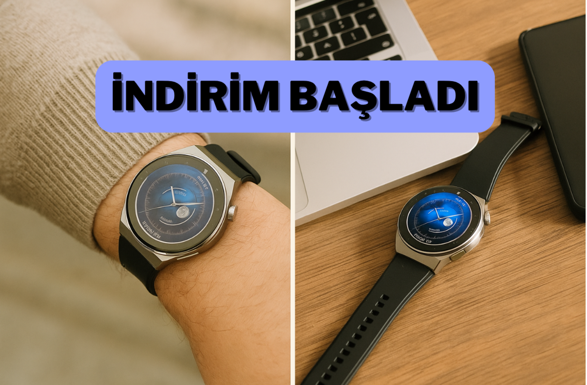 Şıklık, dayanıklılık ve teknoloji tek saatte buluştu! Huawei Watch GT 3 Pro indirimde