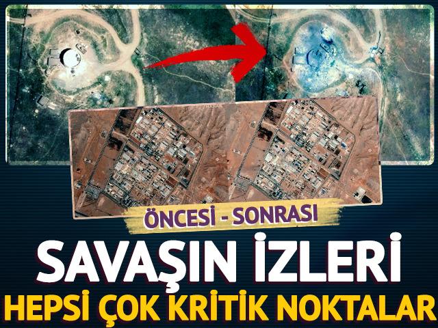İsrail saldırıları sonrasında İran'daki yıkım uydudan görüntülendi