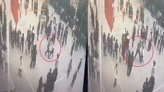 Ortaokulda öğretmen dayağı skandalı: Küçük çocuğa tekme tokat saldırdı! Olay aynı kamerada