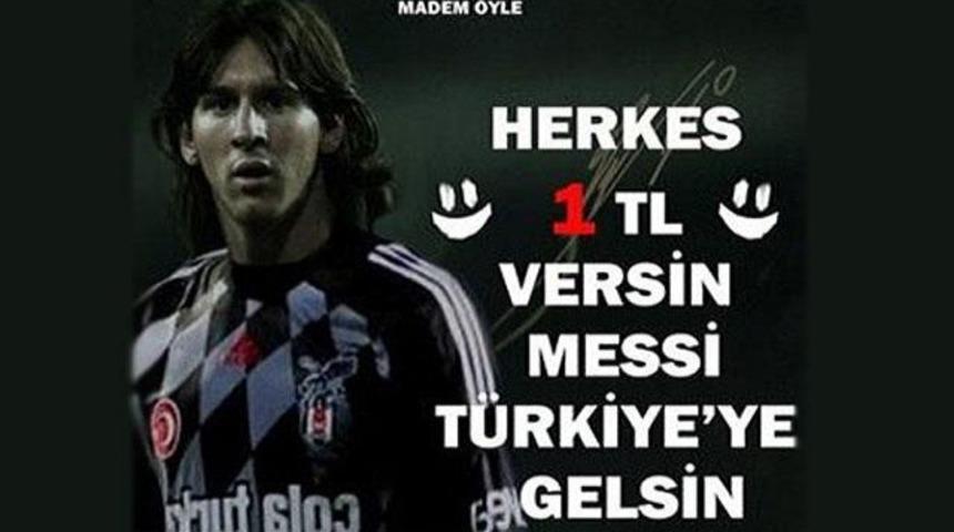Messi kampanyası başlattılar!