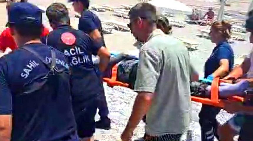Muğla'da korku dolu anlar! 100 metrelik yükseklikten denize çakıldı