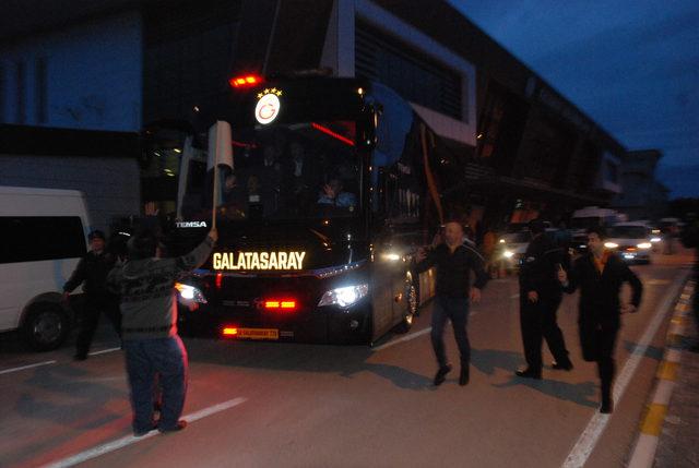 Galatasaray kafilesi Kastamonu'da