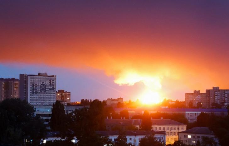 Rusya saldırıya geçti! Ukrayna'nın başkent Kiev'i dronlarla vurdu G1