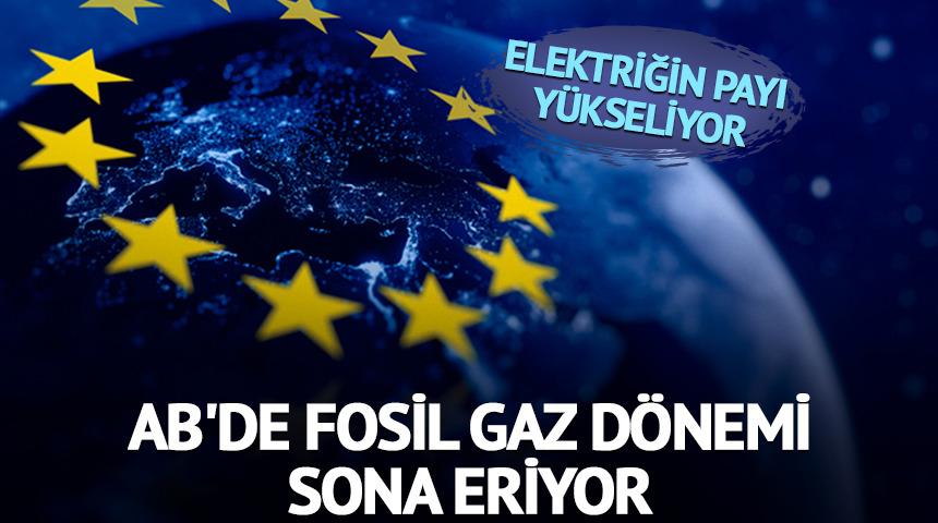AB'de Fosil Gaz Dönemi Sona Eriyor: Elektriğin Payı Artıyor