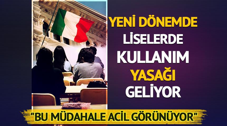İtalya'da liselerde cep telefonu yasağı getirildi: "Bu müdahale acil görünüyor"