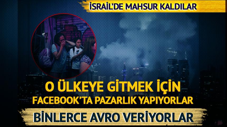 Facebook'tan organize olup binlerce avro veriyorlar! İsrail'den kaçıp oraya gidiyorlar