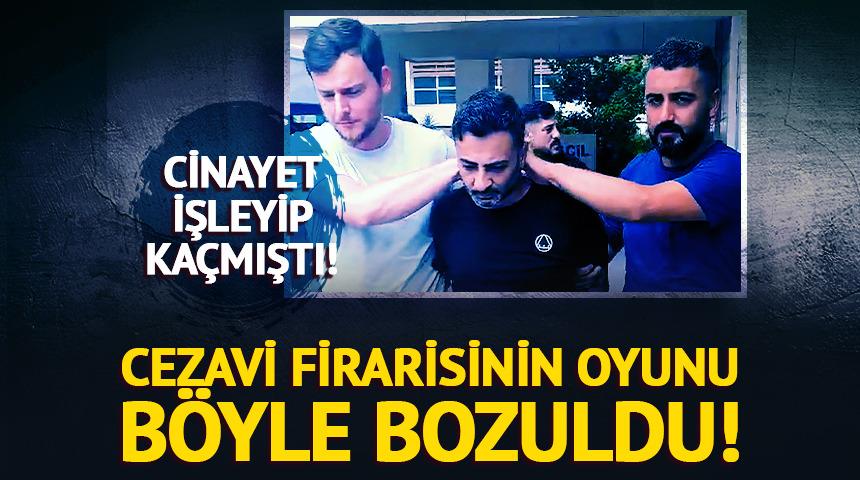 Cezaevi firarisinin oyununu parmak izi bozdu!