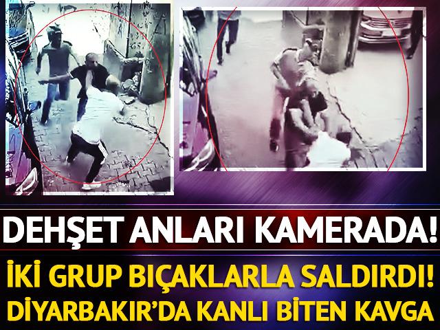 Yer: Diyarbakır! İki grup arasındaki kavga kanlı bitti!