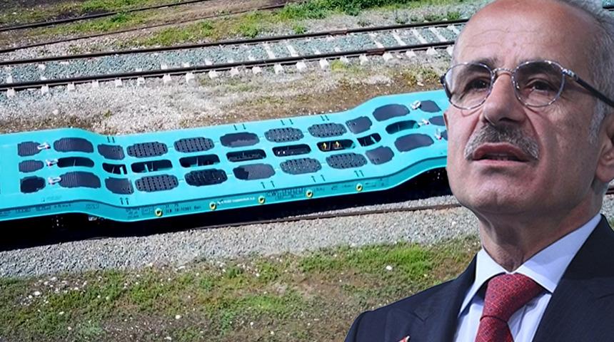 Bakan Uraloğlu duyurdu! UAIS tipi askeri araç taşıma vagonlarının imalatı tamamlandı