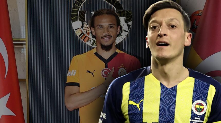 Mesut Özil'den Leroy Sane açıklaması geldi! "Galatasaray'a gitmesi için..."