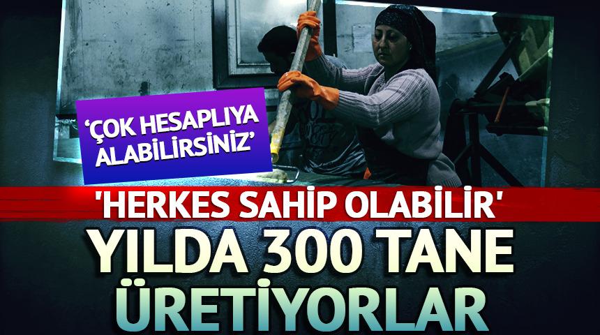 'Herkes sahip olabilir' yılda 300 tane üretiyorlar