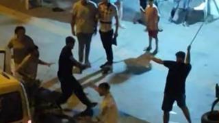 Mardin'de iki grup arasında sopalı kavga