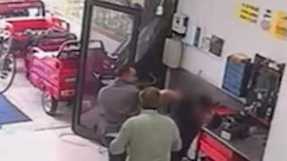 15 yaşındaki oğlunu acımasızca darp etti! Yeni görüntüleri ortaya çıktı