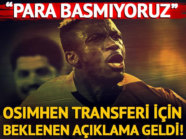 Victor Osimhen için Al Hilal'den resmi açıklama geldi!