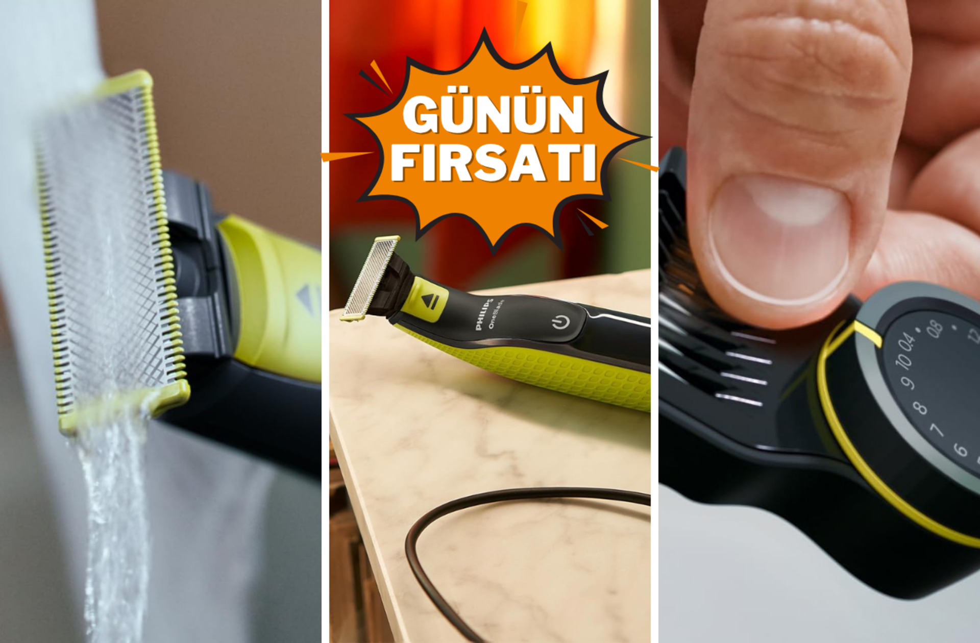 Fiyatı 2 bin 489 TL'ye düştü! Philips OneBlade Pro Islak/Kuru Yüz ve Vücut Tıraş Makinesi indirimde