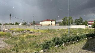 Diyadin'de dolu yağışı