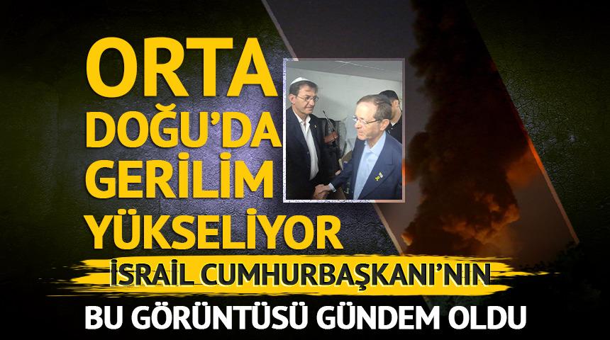 İsrail Cumhurbaşkanı Herzog'un o görüntüsü ortaya çıktı