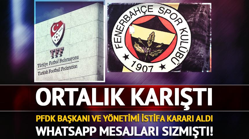 PFDK Başkanı ve yönetimi toplu istifa kararı aldı