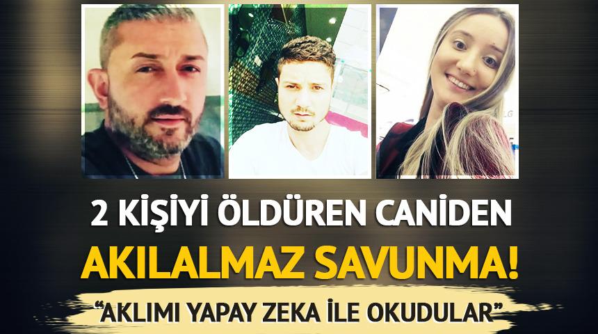 2 kişiyi öldürüp 3 kişiyi yaralamıştı! Akılalmaz savunma