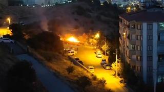 Elazığ’da yerleşim bölgesinde çıkan otluk alan yangınına müdahale edildi