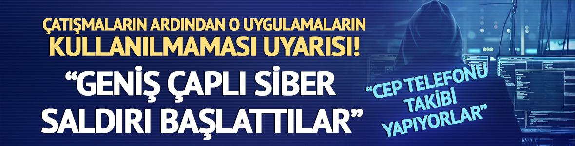 "İsrail geniş çaplı siber saldırı başlattı"